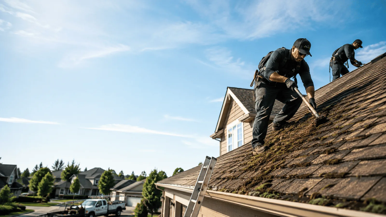 Roof Moss Removal in Round Mountain, NV near me